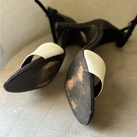 Joie Black and White Heels - Picture 4 of 4